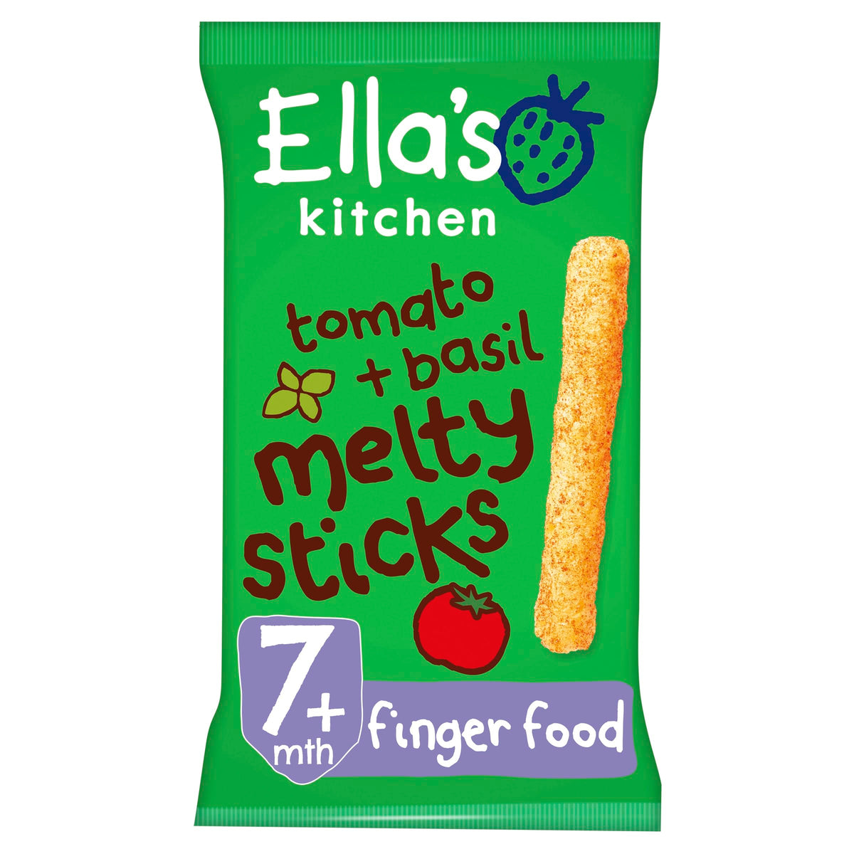 Ellas Kitchen Tomato and Basil Melty Sticks, 16g