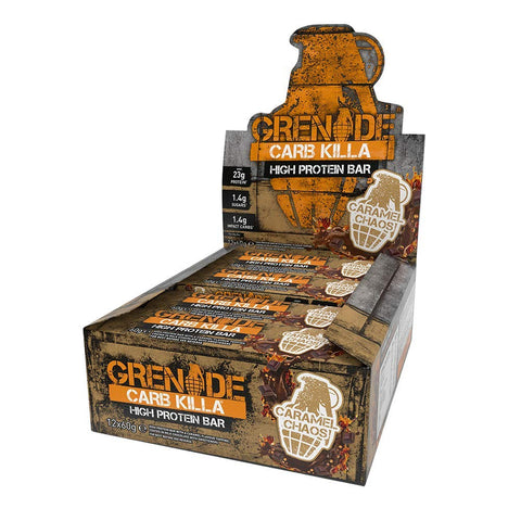 Grenade Carb Killa High Protein and Low Sugar Candy Bar, 12 Count (Pack of 1)