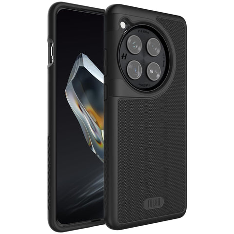 TUDIA MergeGrip for OnePlus 12 Case 5G (2024) - [Military Grade Drop Tested] Dual Layer Shockproof Slim Heavy Duty Tough Cover Phone Cases - Matte Black