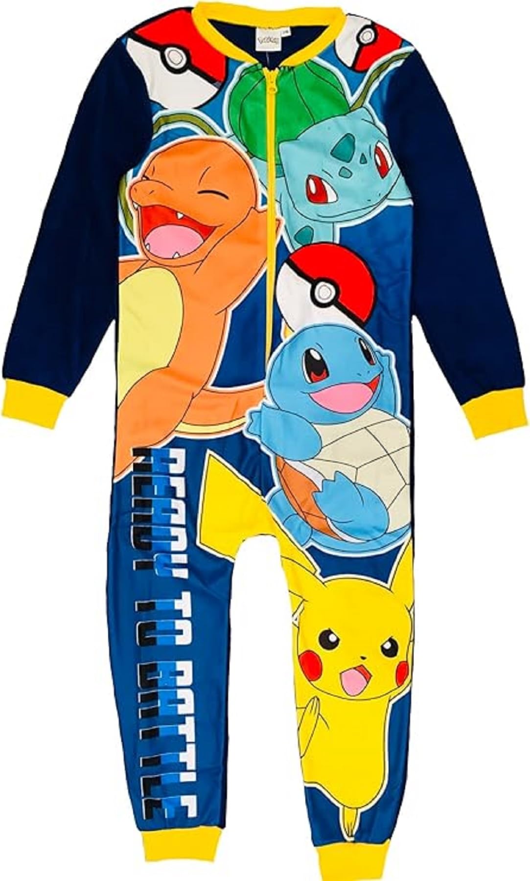Pokemon Boys Onesie, Blue, Age 11-12 Years
