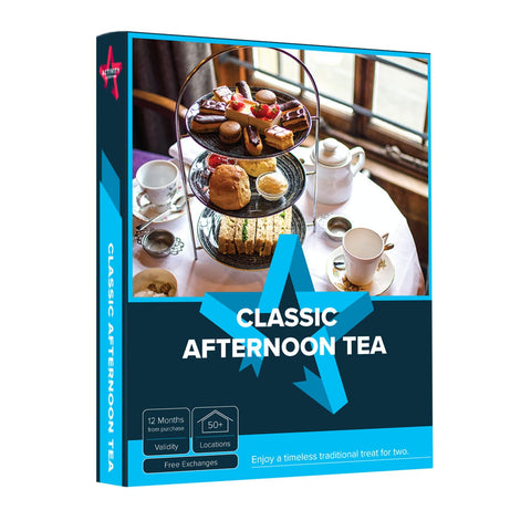 Activity Superstore Classic Afternoon Tea for Two,18-month Validity, Available at 40+ UK Locations, Afternoon Tea, Experience Days, Couples Gifts