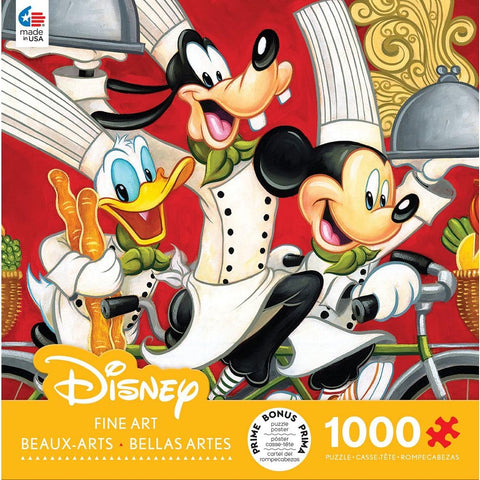 Ceaco - Disney Fine Art Collection - Wheeling in Flavor - 1000 Piece Jigsaw Puzzle