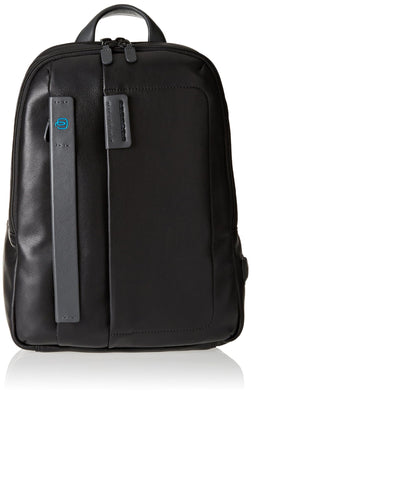 Piquadro Unisex Adult Pulse Backpack (Pack of 1), black, 14, Rucksack