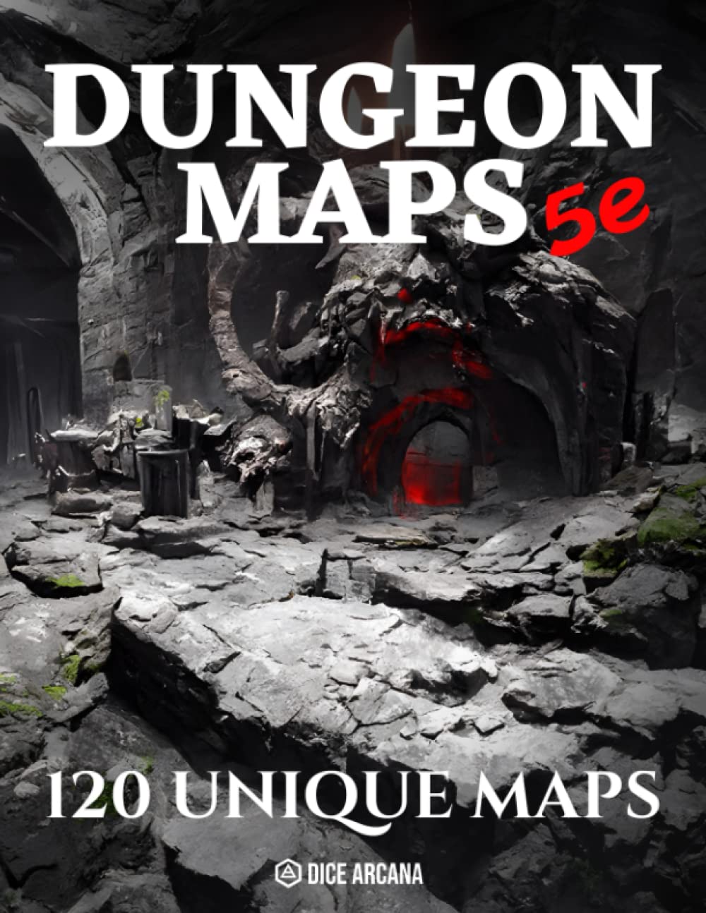 Dungeon Maps 5e: 120 Maps for Game Master to Plan & Customize Encounters | 5th Edition Tabletop Role Playing Game Blank Maps | Craft Adventures in ... Temples and other Fantasy TTRPG Locations.