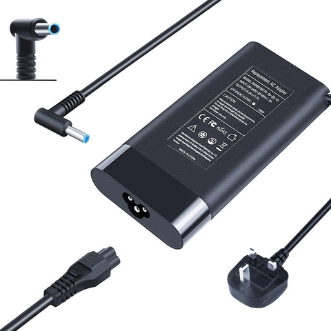 150W 135W Laptop Charger Compatible with HP Pavilion Gaming 15 17 OMEN 15 17 ZBook 15 G3 G4 G5 917677-003 917649-850 TPN-CA11 TPN-DA09 Adapter Power Supply Cord(4.5 * 3.0mm)