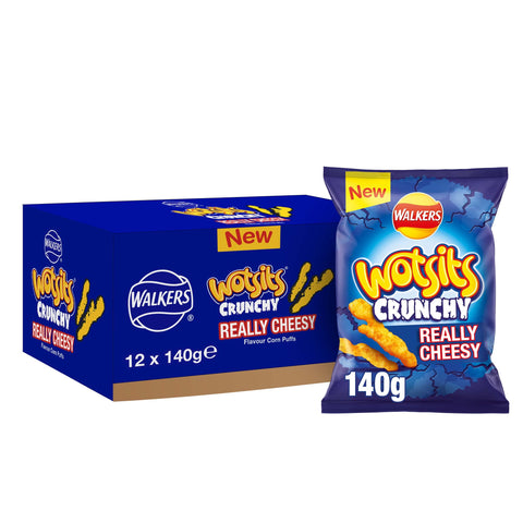 Wotsits Crunchy Cheese 140g (Case of 12)