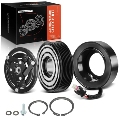A-Premium Air Conditioner AC Compressor Clutch Kit Compatible with Honda Civic 2016-2021 2.0L