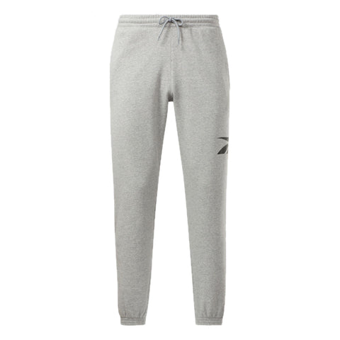 Reebok Men's Standard Identity Joggers, Medium Grey Heather/Large Back Vector Logo, XX-Large
