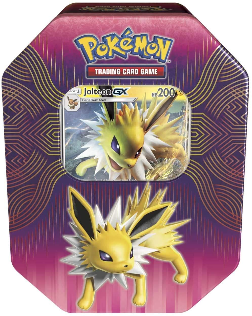 Card GamePokemon TCG: Elemental Power Tin Featuring Jolteon-GX