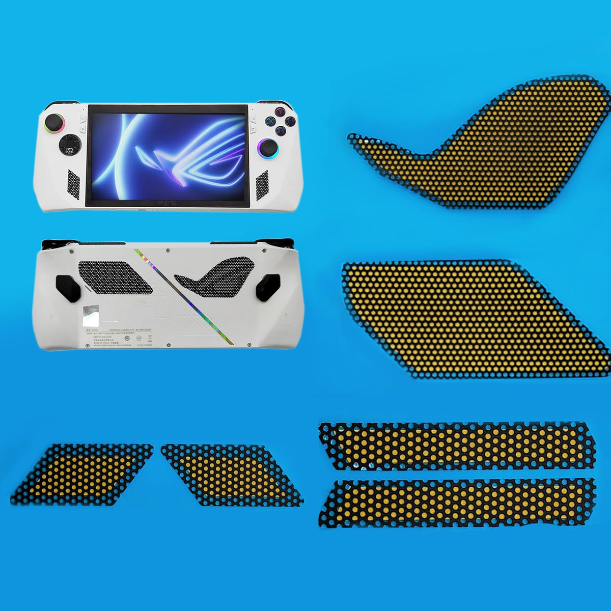for ROG Ally Console Dust Mesh Cover Handheld Game Controller Dust Mesh Sticker Dustproof Protection for ROG All