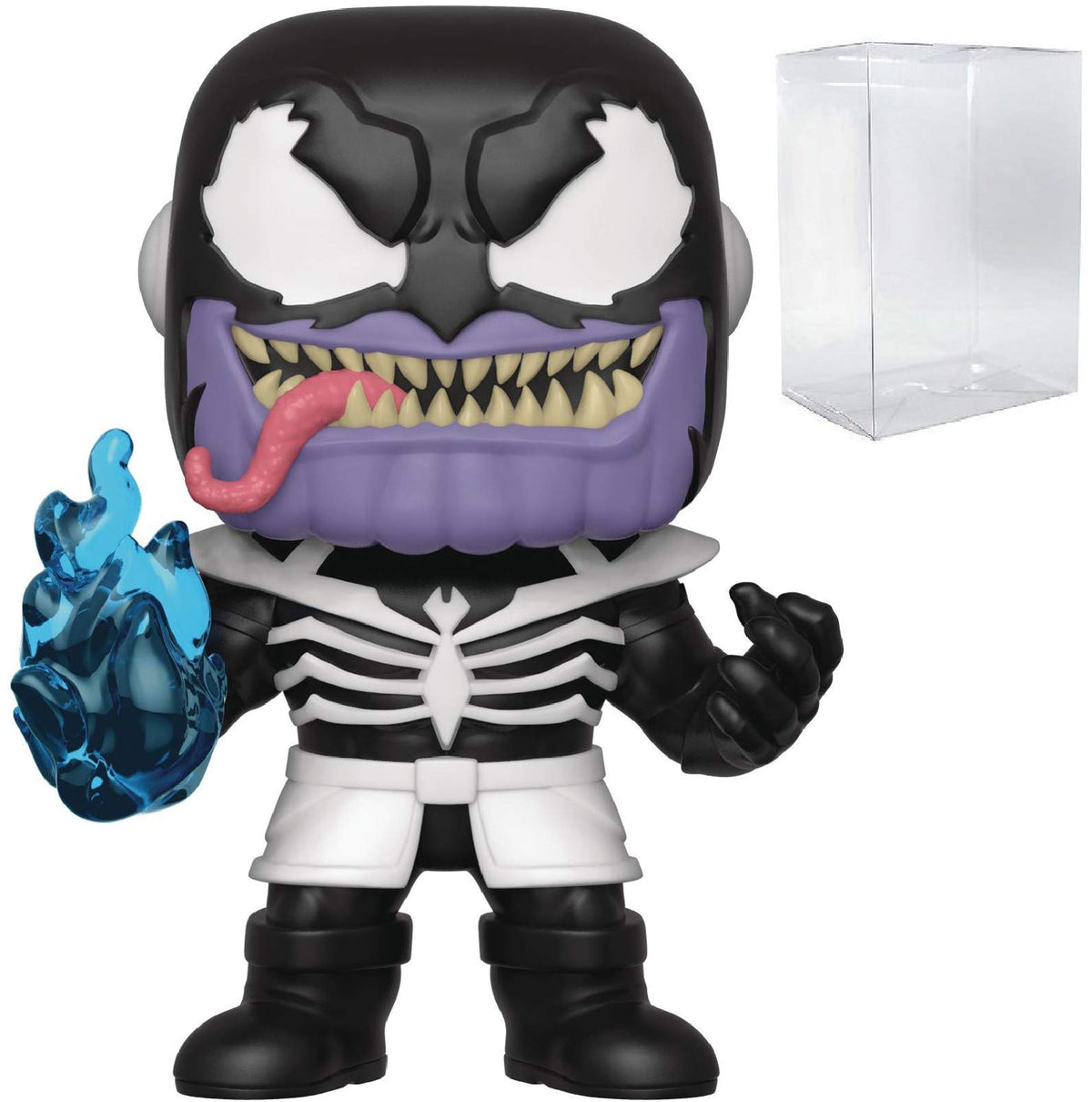 Marvel: Venom - Venomized Thanos Funko Pop! Vinyl Figure (Bundled with Compatible Pop Box Protector Case), Multicolored, 3.75 inches