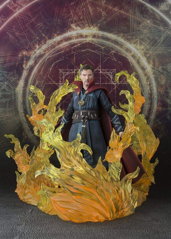 TAMASHII NATIONS Bandai S.H. Figuarts Doctor Strange & Burning Flame Set Doctor Strange Action Figure