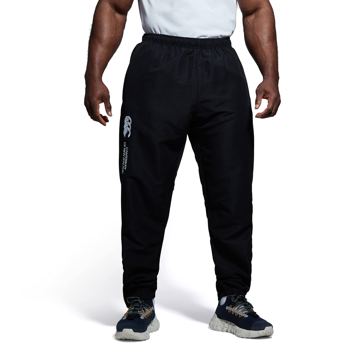 Canterbury Mens Cuffed Stadium Pant - Black/White - L