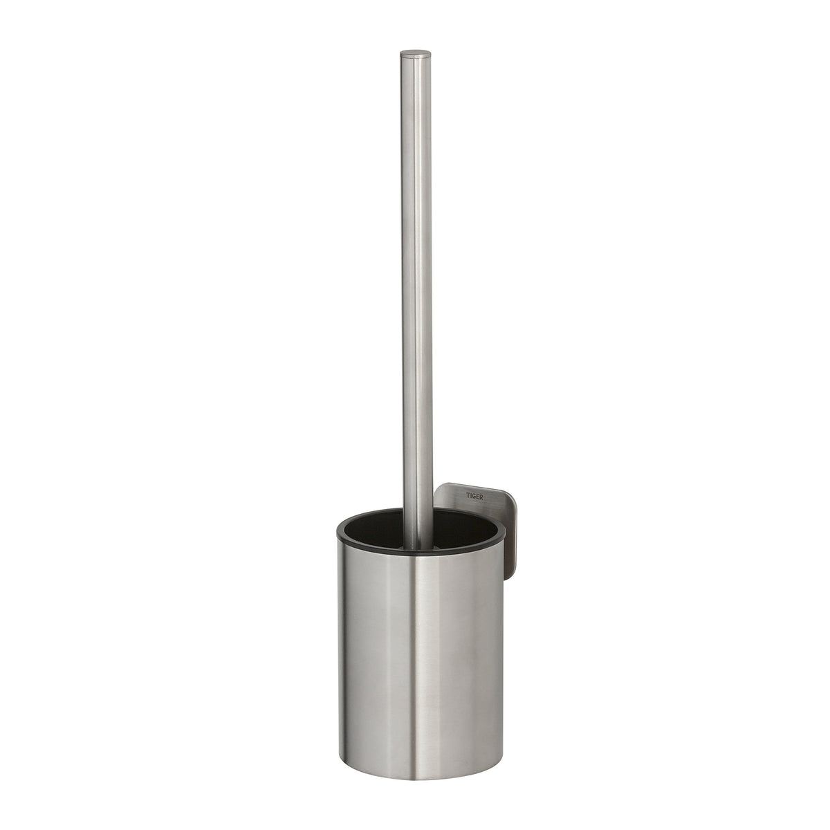 Tiger Colar Toilet Holder, Stainless Steel Brushed, 8.8 x 38.1 x 10.8 cm