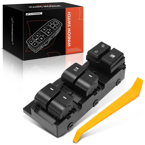A-Premium - Front Left Driver Side - Master Power Window Switch - Compatible with Hyundai Elantra 2015 2016 2017 2018 2019 2020 2021 2022 - w/o Memory - Replace# 93570-F2100-4X