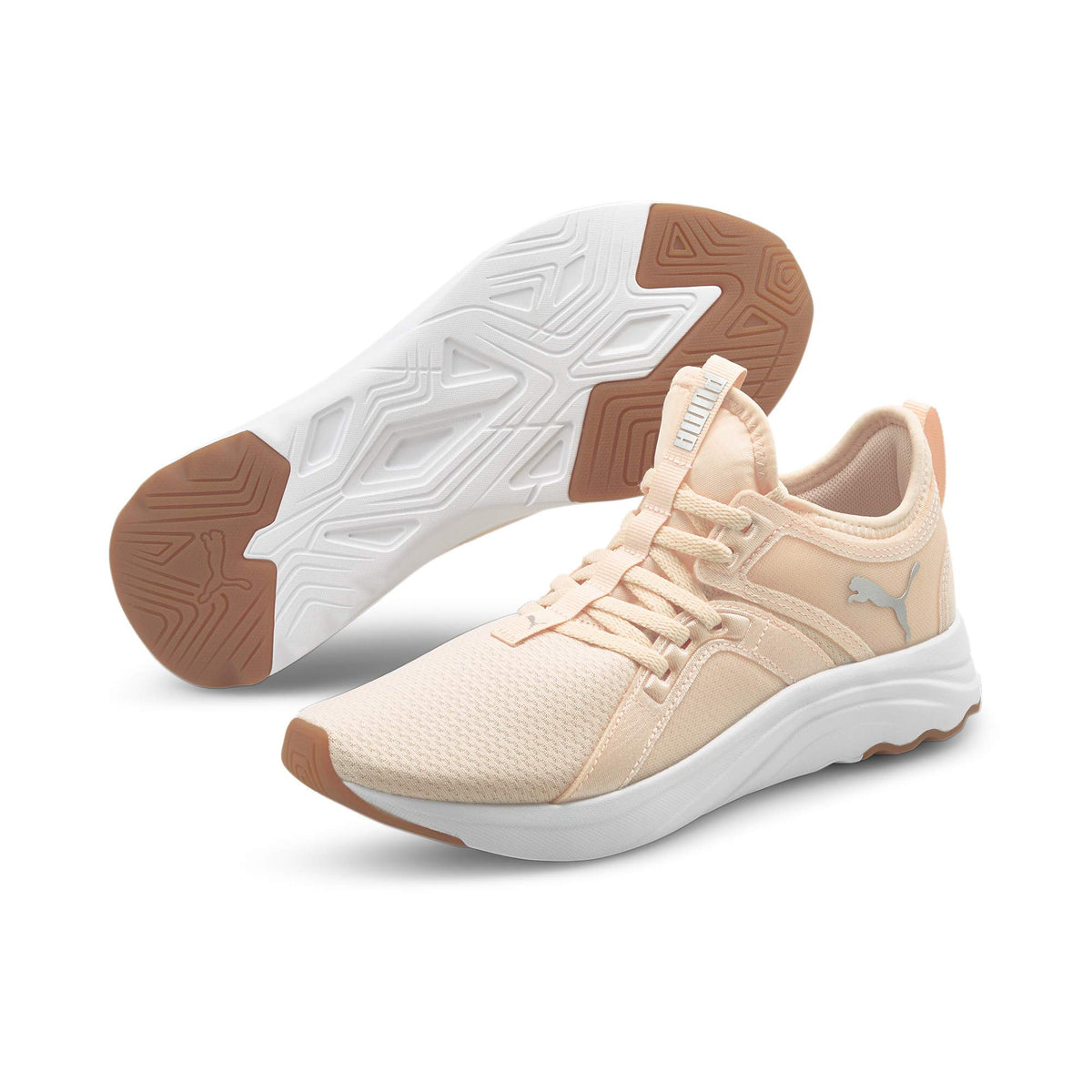 Puma Women's SOFTRIDE Sophia Running Shoe, Eco Cloud Pink-Metallic Silver, 6.5