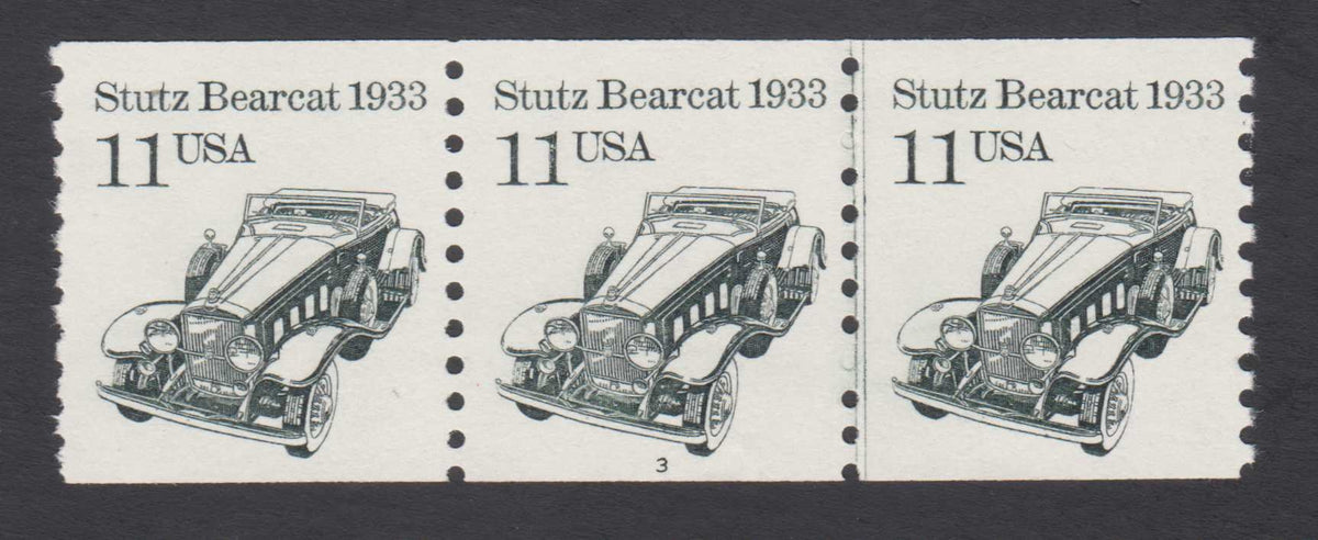 Stutz Bearcat 1933 Car 11 USA Postage Stamp Set Of Three
