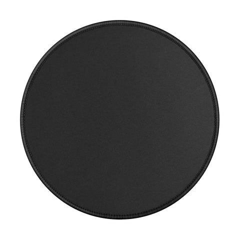 Round Mouse Pad with Stitched Edge Premium-Textured Non-Slip Rubber Base Mouse Mat Mousepad for Office & Home, Black (8.7 x 8.7 x 0.12Inch)