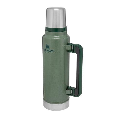 Stanley Classic Legendary Thermal Flask 1.4L - Keeps Hot Or Cold For 40 Hours - BPA-Free Insulated Bottle - Stainless Steel Coffee Flask - Leakproof - Dishwasher Safe - Green