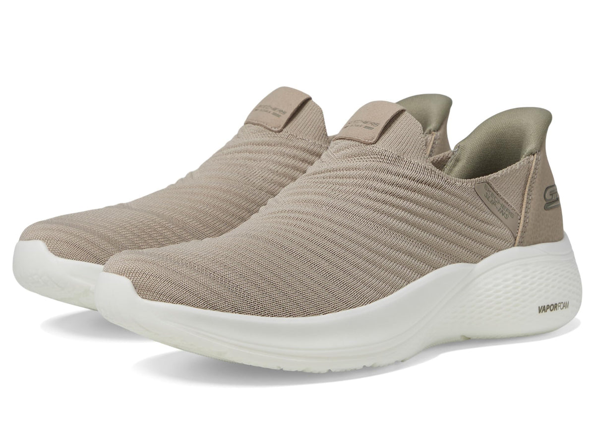 Skechers Women's Hands Free Slip-Ins Infinity Sneaker, Taupe, 9