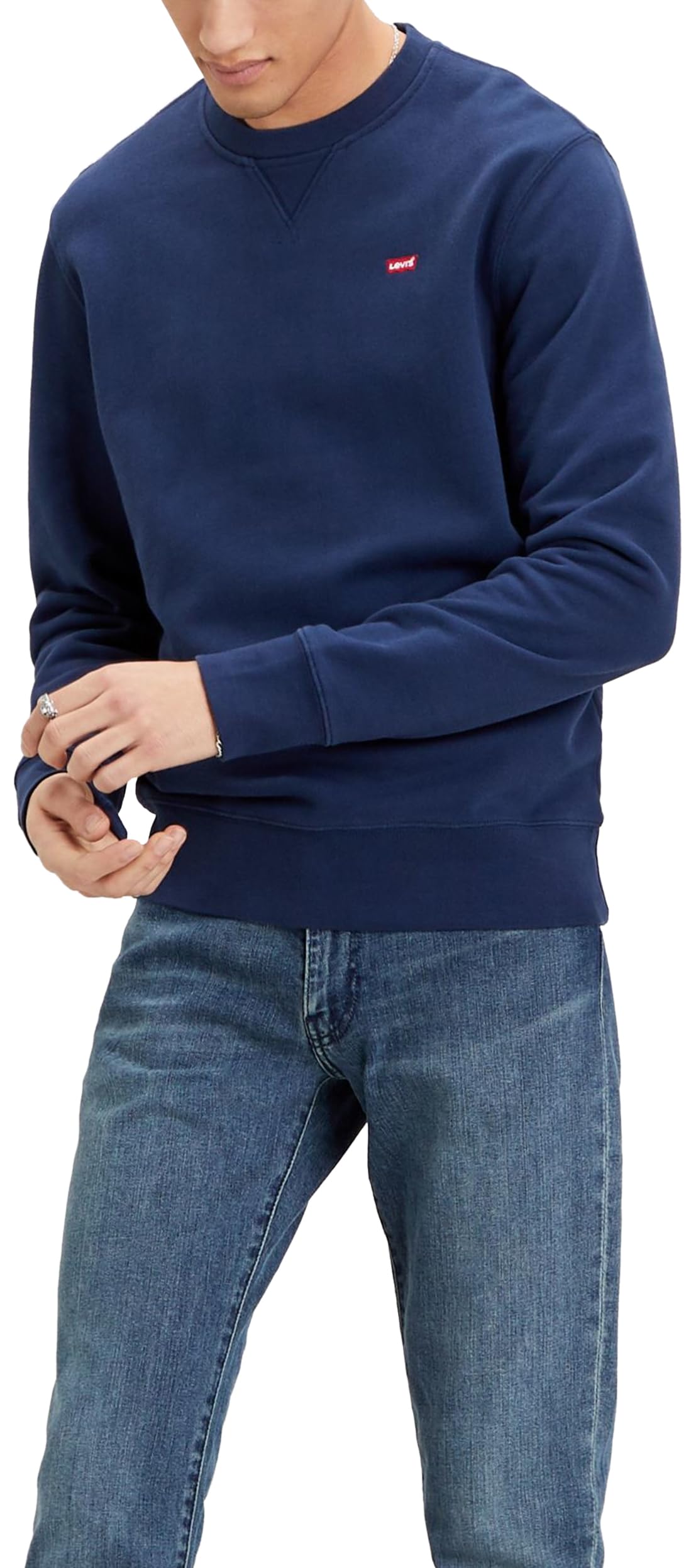 Levi's Men's Crew Sweatshirt Blue L
