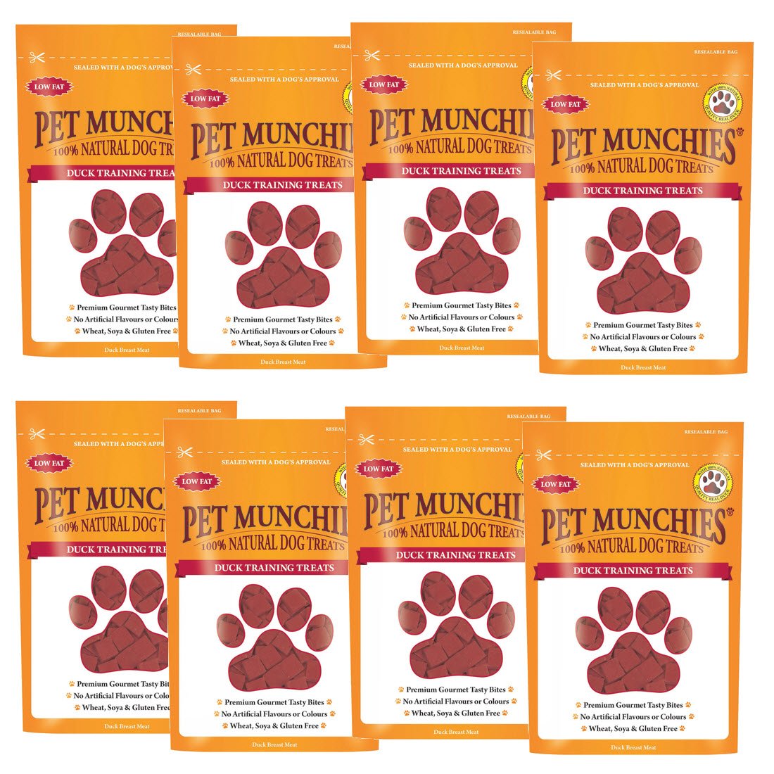 Pet Munchies Duck Training Treat 50g (Pack of 8)