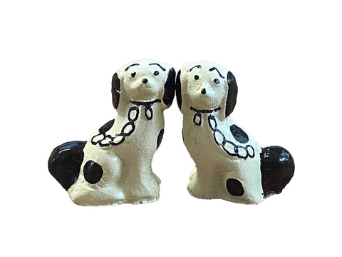 Melody Jane Dolls Houses House Miniature Ornament Fireplace Accessory Pair of Staffordshire Dogs Br