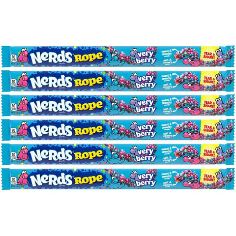 Wonka Nerds Rope Very Berry 26 g (Pack of 6)