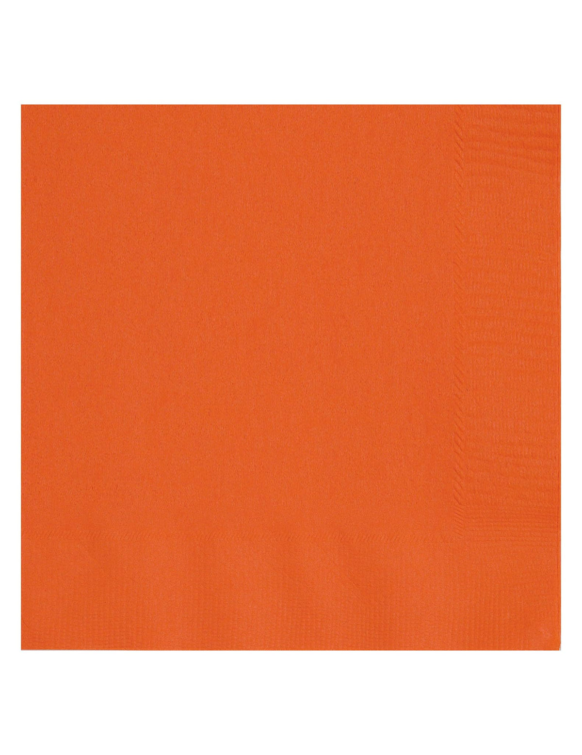 Vibrant Pumpkin Orange Luncheon Napkins (16cm) 20 Count - Premium Disposable Napkins for Parties and Events