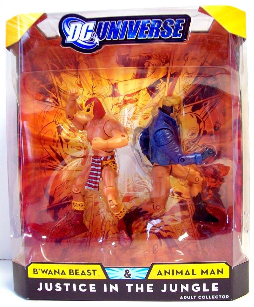 DC Universe Classics Justice In The Jungle Action Figure 2Pack BWana Beast & Animal Man