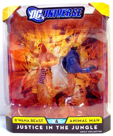 DC Universe Classics Justice In The Jungle Action Figure 2Pack BWana Beast & Animal Man
