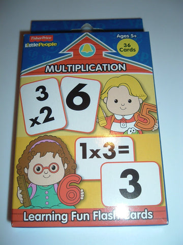 Fisher Price Addition, Subtraction, Multiplication & Division Flash Cards