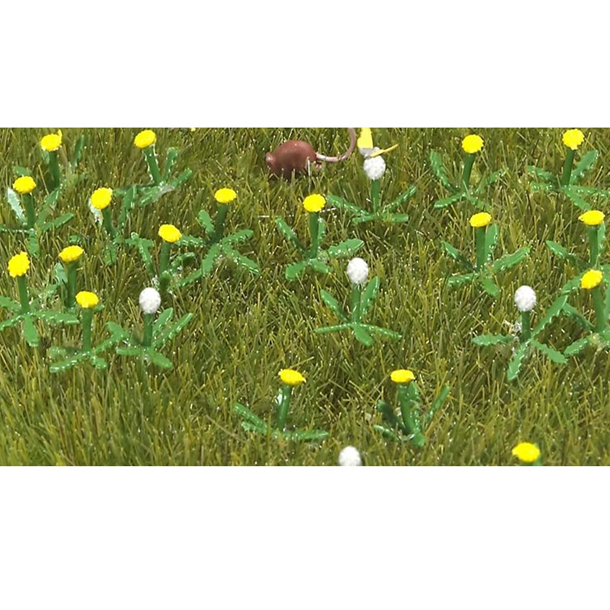 Busch 1220 Grass w/Dandelions HO Scale Scenery Kit