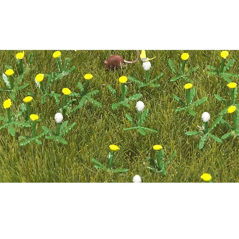 Busch 1220 Grass w/Dandelions HO Scale Scenery Kit