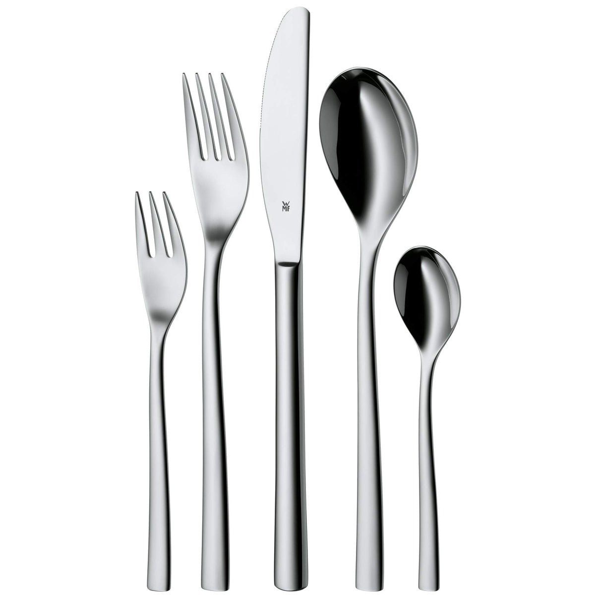 WMF Cutlery Set 30-Piece for 6 People Palermo Cromargan 18/10 Stainless Steel Polished