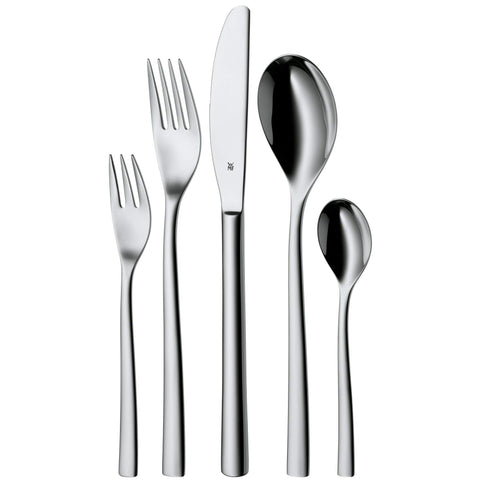WMF Cutlery Set 30-Piece for 6 People Palermo Cromargan 18/10 Stainless Steel Polished