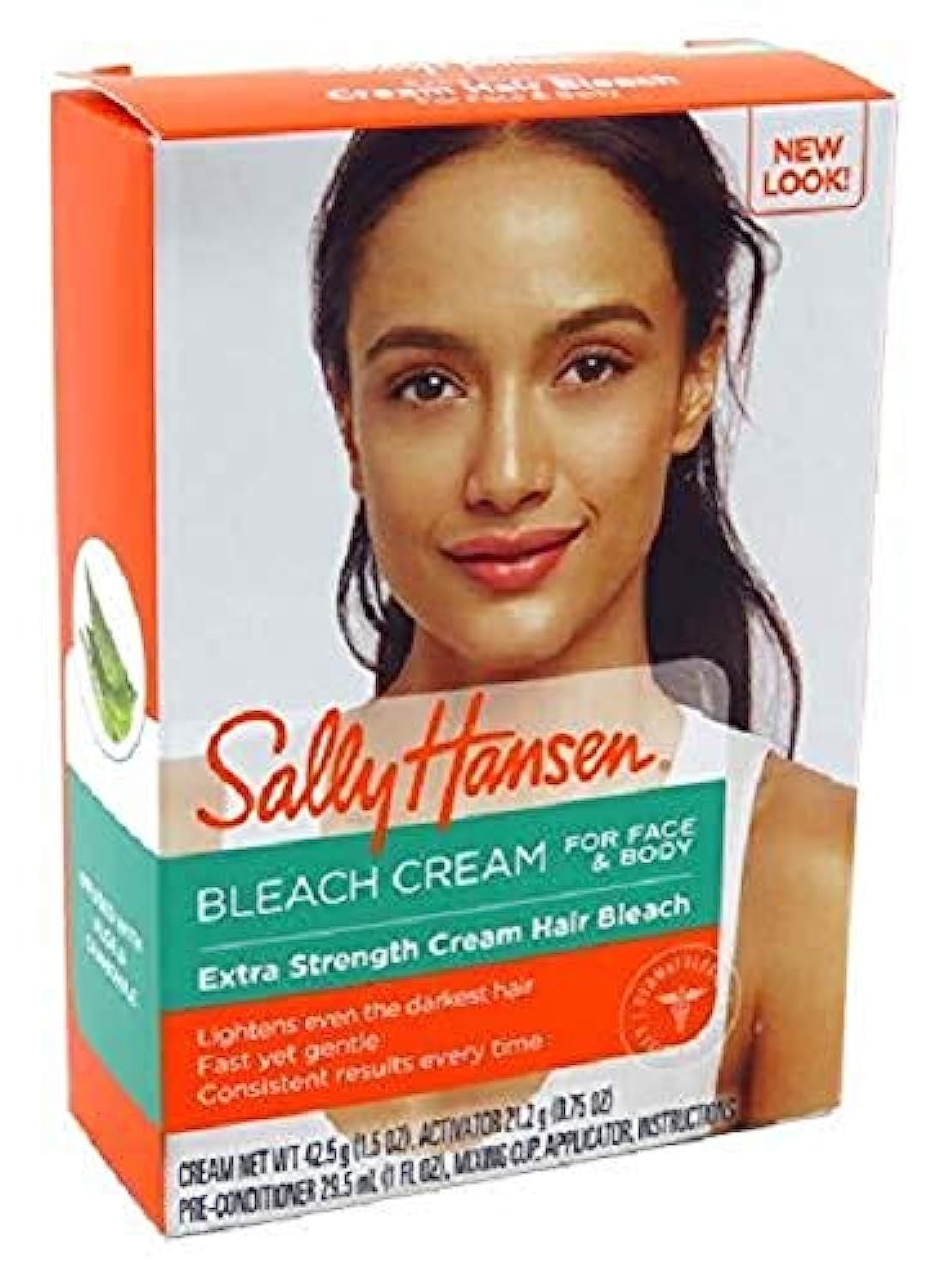 Sally Hansen Creme Hair Bleach Extra Strength For Face & Body (2 Pack)