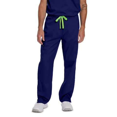 Landau Proflex Unisex Tailored Fit Comfort Stretch 6-Pkt Cargo Scrub Pants 2104 True Navy TSM