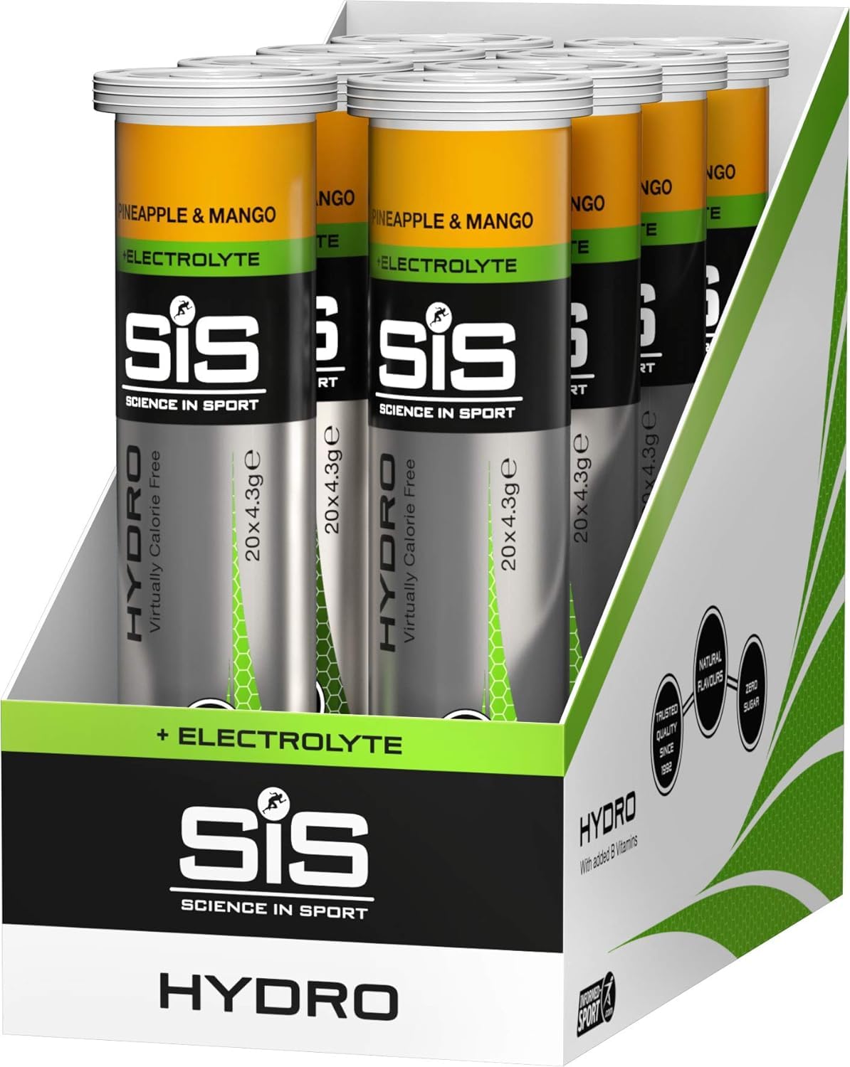 GO Hydro Tablet - 8 Tubes - Pineapple Mango