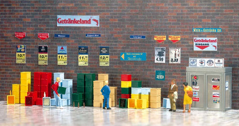 Busch 1134 Beverage Cases HO Scenery Scale Model Scenery