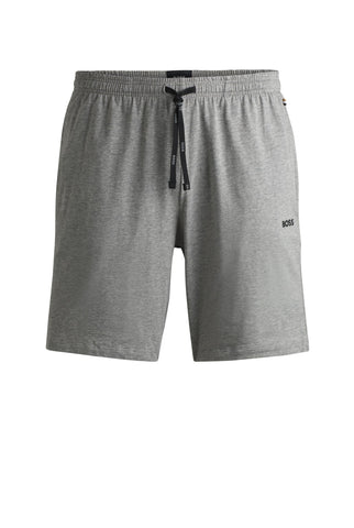 BOSS Mens Mix&Match Short CW Embroidered-Logo Shorts in Stretch Cotton
