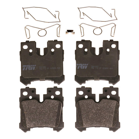 TRW Pro TRH1283 Disc Brake Pad Set For Lexus LS460 2007-2017, Rear, And Other Applications