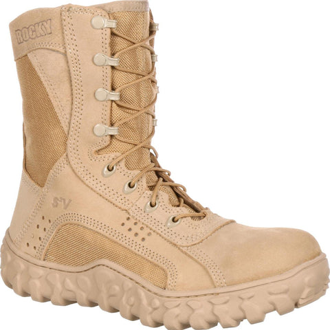 ROCKY S2V Tactical Military Boot Size 6.5(ME) Desert Tan