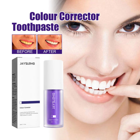 Colour Corrector, Tooth Stain Removal, Purple Toothpaste, Colour Correcting Tooth Stains, Colour Corrector Toothpaste, Tooth Stain Removal