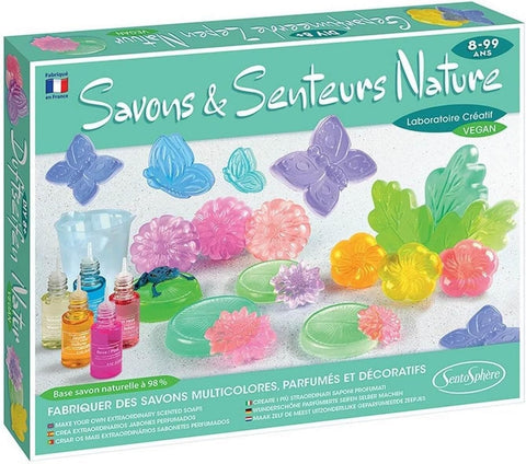 SentosphÃ¨re 3900224 Creative Kit Scented Soaps, Craft Set for Children from 8 Years, DIY, Make Your Own Soaps, Vegan