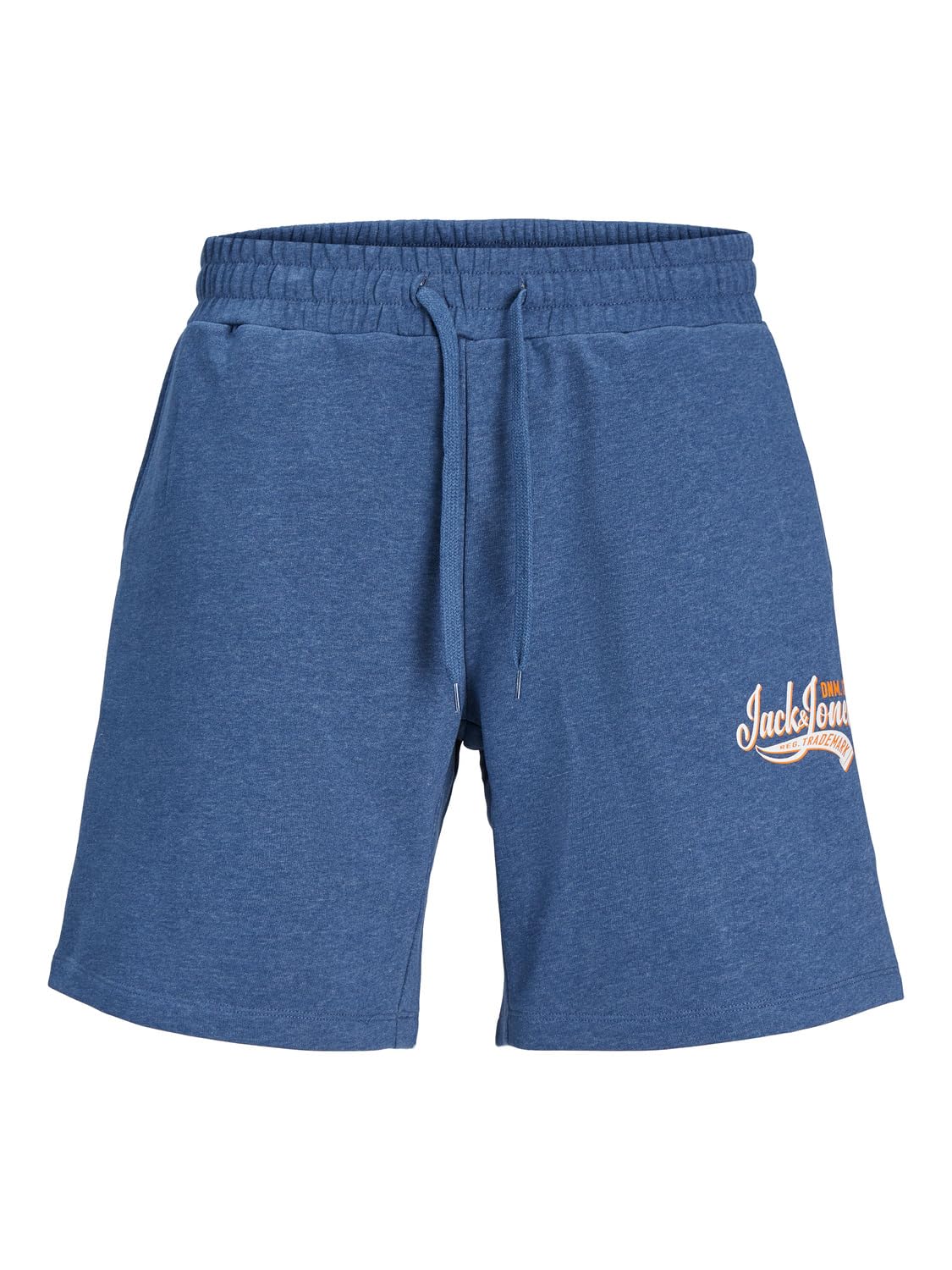 JACK & JONES Men's Jpstlogo Sweat Shorts 2 Col Sn GMS, Ensign Blue/Detail: Melange, M