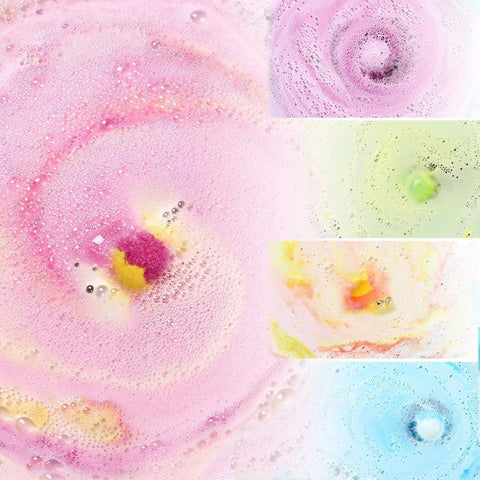 Bath Bombs Gift Set, TTRwin Natural Vegan Spa 12 Fizzy Bubble Bath Bomb Kit with Different Organic Essential Oils?Birthday Gift idea for Her, Women, Men, Kids and Teen Girls