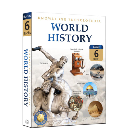 World History - Collection of 6 Books : Knowledge Encyclopedia For Children (Box Set): Collection of Books
