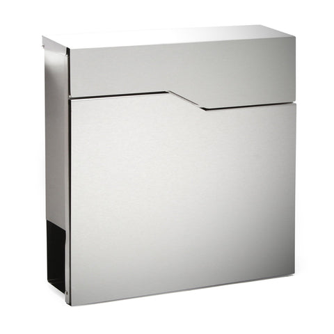 Design Mailbox V19 Stainless Steel Newspaper Compartment Wall Letterbox Postbox