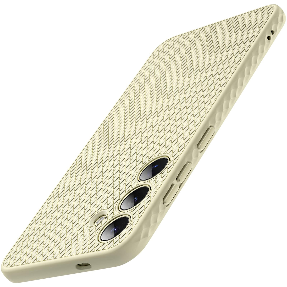 JETech Grip Case for Samsung Galaxy S24 Plus / S24+, Soft TPU Slim Fit Protective Phone Cover with Camera Lens Full Protection, Shockproof (Amber Yellow)